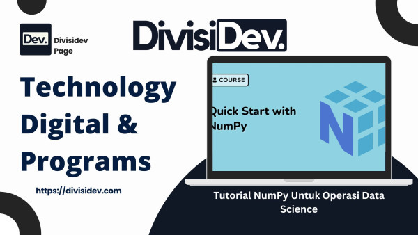 Tutorial NumPy Untuk Operasi Data Science